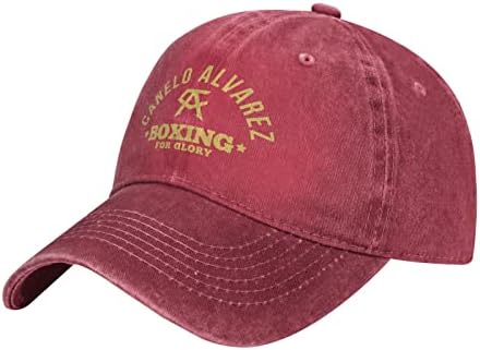 GHBC Canelo Alvarez бейзболна шапка За възрастни, Дамски бейзболна шапка, Регулируем Мъжки Ковбойская Шапка