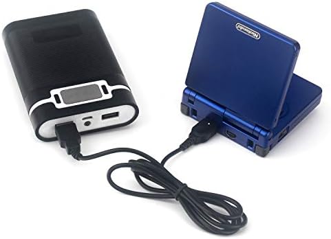 Зарядно устройство Exlene Gameboy Advance sp (2 опаковки), зарядно кабел за GBA sp, Съвместим с DS NDS GBA Game Boy Advance SP