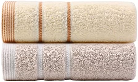 ZLXDP Кърпа за почистване на лицето От памук, За мъже и жени, за възрастни, за банята, за любителите на Мека водопоглощения, Голяма кърпа за лице (Цвят: E 2PS, размер: 70x34 м)