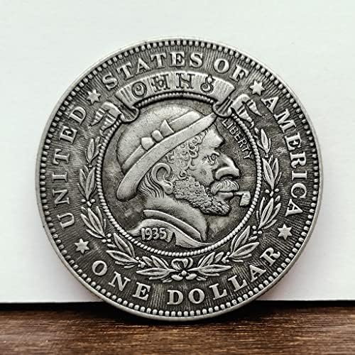 Оригиналната Блуждающая Монета OHNS цилиндър Тръба Мъжки Профил Подобен На Монета, Сребърен Долар Играе с Антични Изваяни Произведения