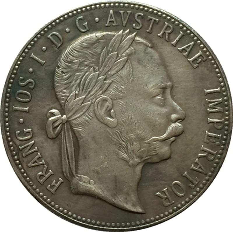 1875 Австрийските Медни Монети Със Сребърно Покритие Антични Монети Събиране На Монети Занаяти Могат Да Взривят
