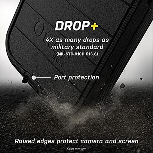 Калъф OtterBox Defender Series без екран Издание за iPhone 13 Mini и iPhone 12 Mini (Само) - В комплект скоба за кобур - Защита от бактерии - Опаковка, която не участва в продажба на дребно - Fort