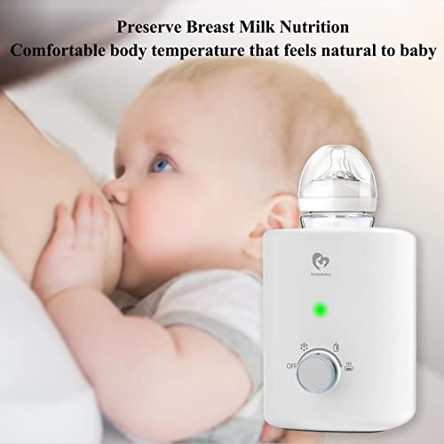 Нагревател за бутилки, Bellababy Fast Нагревател за бебешки шишета, Нагревател на бебешка храна и размразяване майчиното мляко и млечни смеси, бързо и равномерно, подходяща за всички бебешки бутилки