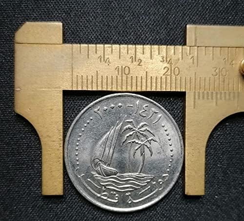 Азиатски Набор от Монети Kuwait 50 Fel Монета Арабската Версия на Колекция от монети на Ветроходна Лодка