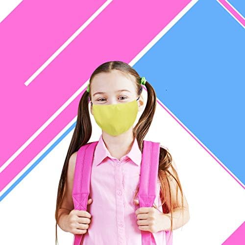 Детско предпазни средства За устата и Лицето, Цвят на Карамел, Регулируема Моющееся многократна употреба Пылезащитное Покритие От Памучен Плат Със Защита От Мъгла