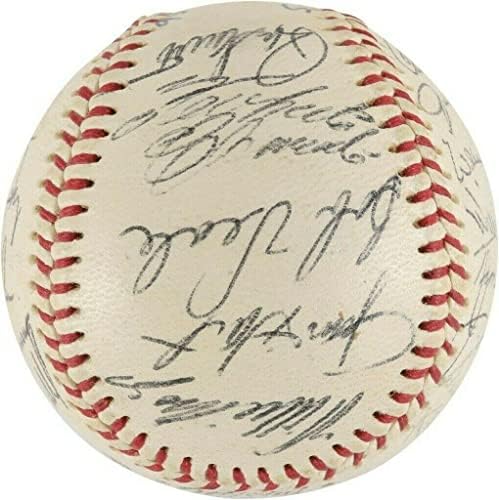 Роберто Клементе Уили Мейс, Санди Куфакс, Мач на звездите 1966 г., Подписана от Бейсбольным PSA - Бейзболни топки с автографи
