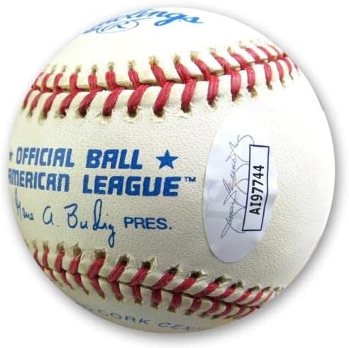 Брукс Робинсън Даде Автограф на Всички Бейсбольным Иволгам Бил ХОФУ 83 JSA AI97744 - Бейзболни топки с Автографи