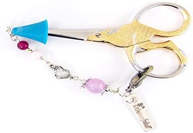 Ключодържатели-ножица от SCISSORFOBZ-Елегантна колекция - Ключодържател, Гривна-Верижка За ключодържател, Гривна На Китката, Портфейл, Чанта-Раница, Ключодържател за бродерия, Подаръци за бродерия. Красива подарък магнитна