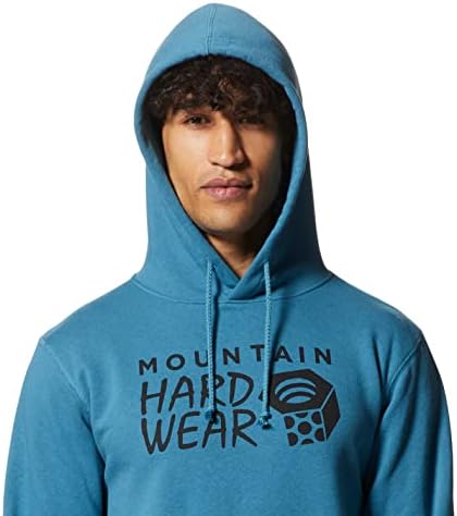 Мъжки Пуловер с качулка с логото на MHW Mountain Hardwear за Пътуване, къмпинг и ежедневни облекла