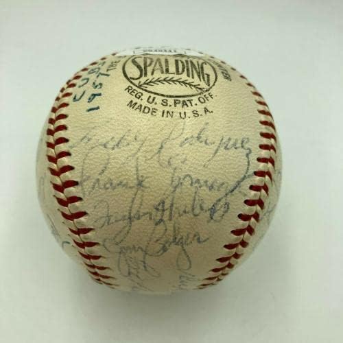 1958 Екипът на Къбс Подписа договор с Ърни Бэнксом от Националната лига бейзбол JSA COA - Бейзболни топки с автографи