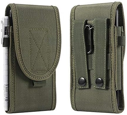 Калъфи за мобилни телефони Универсална чанта за телефона на колана си, една чанта-кобур, който е съвместим с iPhone 11 Pro / X/ XR / XS, поясная чанта, съвместима с градинска, съвместима с Galaxy S20 S10 s10e S7 S8