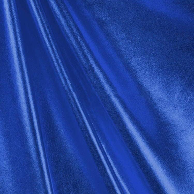 Нови тъкани Daily Finley Royal Blue е от 4-Лентова Еластична Металлизированной фолио от The Yard - 10013, Образец /Мостра (4x2 инча)
