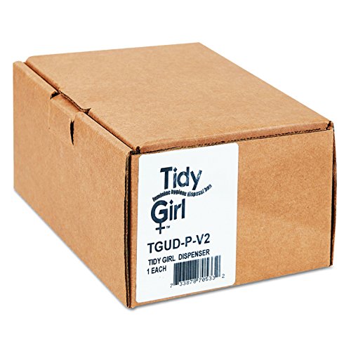 Tidy Момиче TGUDPV2 Диспенсер за найлонови торбички за изхвърляне на отпадъци на женската хигиена Tidy Момиче, Сив