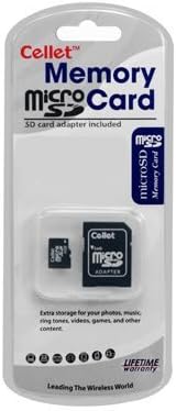 Cellet 4GB microSD карта за смартфон на Orange Monte Carlo с потребителски флаш памет, висока скорост на пренос на данни, щепсела и да играе, с пълен размер SD адаптер. (На дребно опаковка)