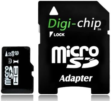 Карта памет Digi-Чип 32GB Micro-SD UHS-1 клас 10. Изработена с помощта на чипове Samsung high Speed Memory. за таблети Microsoft Surface RT, Surface 2 и Surface Pro