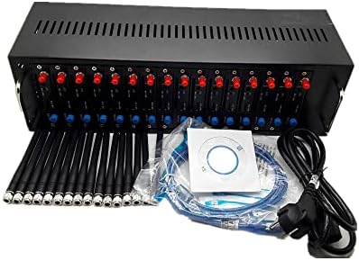 Модем басейн 4G LTE модул Quectel EC21, 16-Пристанищен интерфейс USB, Эмулируемым отбора COM at, Масови SMS