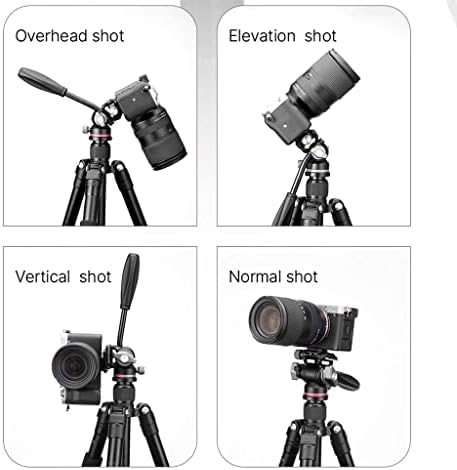 TJLSS Панорамна глава за статив Хидравлична Течност Видео Демпфирующая Глава За Статив Монопод Притежателя Камера Мобилна Поставка-рефлексен фотоапарат DSLR (Цвят: черен, размер: 80 * 40 * 32 мм)