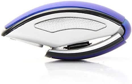 Ubei Безжична Електродъгово Мишка USB 2.4 G Компютърна Сгъваема Мишка Сгъваема Мини-Мишка за Пътувания, Който Лесно да Носите със Себе си Лаптоп, Настолен компютър (син)