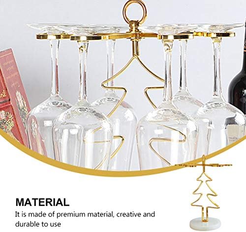Abaodam Държач за Чаши във формата на Елхи, Творчески Рафтове за съхранение на Чаши (Златен), използван за празнуване на Коледа