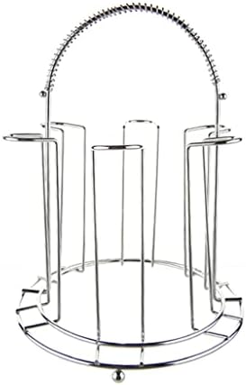 XWOZYDR Метална, Стъклена Поставка за Чаши, Поставка за Източване на Водата, Поставка за Източване, поставка за Чаши, Органайзер за Сушене за Дома и Градината