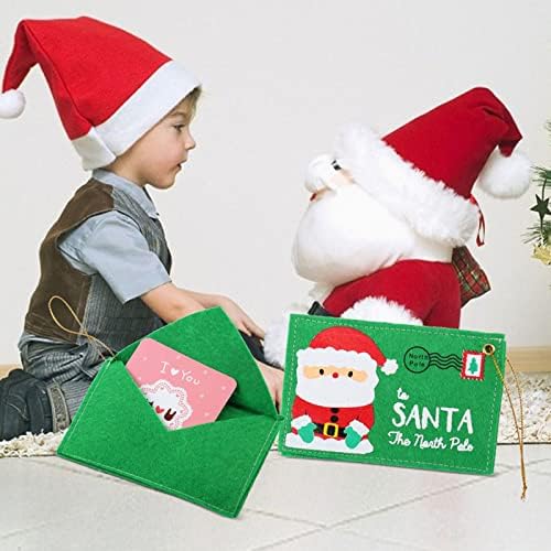 Коледни Класически Коледни Пликове, Торби с Картички от Дядо Коледа, Украси за Коледната Елха, Коледни Украси, Коледни Висулка, Кристалната Завеса От Мъниста