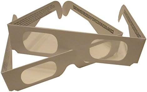 3D очила с анаглифами (червен / син) - 50 чифта, Плюс 2 двойки дифракция точки Rainbow Hearts Fireworks - Хартиени сгъваеми рамки за очила - 3D очила Са идеални за 3D-DVD-та и Blurays, YouTube и т.н.