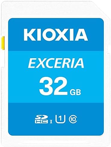 Карта памет Kioxia 32GB Exceria SD SDXC UHS-I U1 Class 10 За четене на 100 МБ/с LNEX1L032GG4