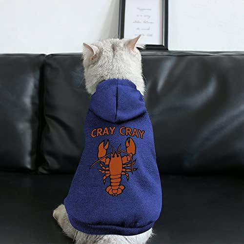 Cray Cray Дрехи за кучета с омар Зимни Блузи за Домашни Любимци Меки и Топли Блузи за Малки до Средни Кучета