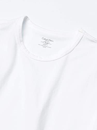 Мъжки Памучни Стрейчевые тениска на Calvin Klein от 4 опаковки с кръгло деколте
