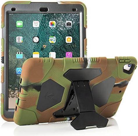 Калъф за iPad Air 3 Калъф за iPad 10.5 2019 Удароустойчив устойчив на удари Детски Защитен Калъф с поставка - Army