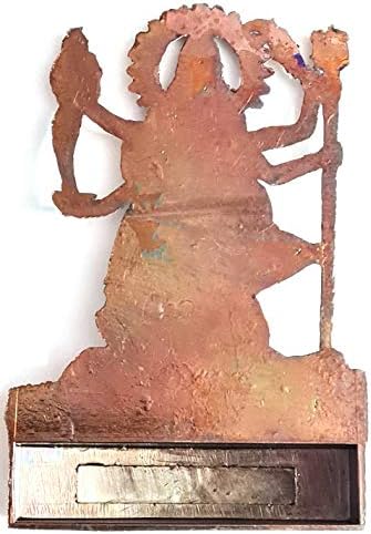 Nexxa-4.3 инча Ръчна изработка Духовна Богинята Кали, стоящи на Заточване, Статуята е от смесен метал