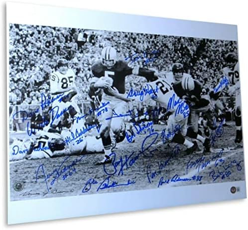 Грийн Бей Пэкерс 1960-те години, С автограф от 16X20 Снимка Хорнунг Крамър 20 Сигов AB62525 - Снимки NFL с автограф