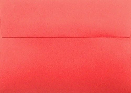 Пликове формат А1 - червени - 3 5/8 x 5 1/8 (за картички отговор) (опаковка по 25 парчета)
