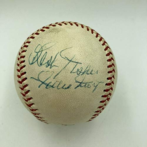Прекрасни игрални дни Уили Мэйса 1950-те години, С Автограф от JSA COA по бейзбол - Бейзболни топки с автографи
