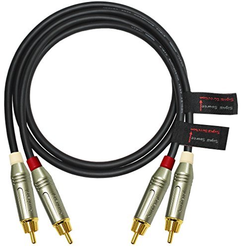 Най-ДОБРИТЕ В СВЕТА КАБЕЛИ 2,5 Фута Четириядрен кабел за аудиосвязи с висока разделителна способност, обичай с помощта на тел Mogami 2534 и гласове под налягане златно конектори RCA Amphenol ACPR