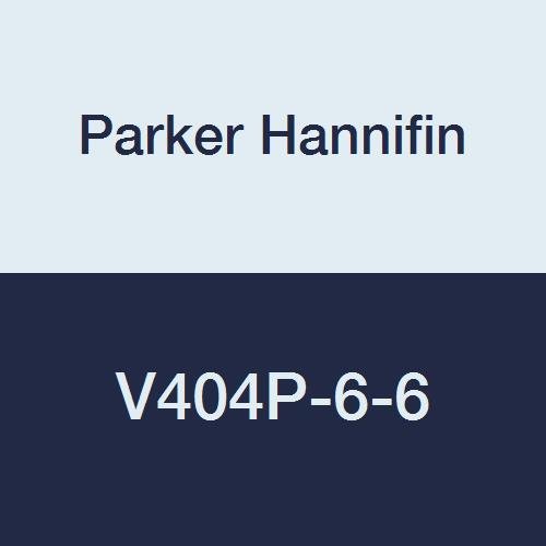 Кран за товарни автомобили Parker Hannifin V404P-6-6 от месинг с кръгла дръжка, на върха маркуч 3/8 x външна резба 3/8