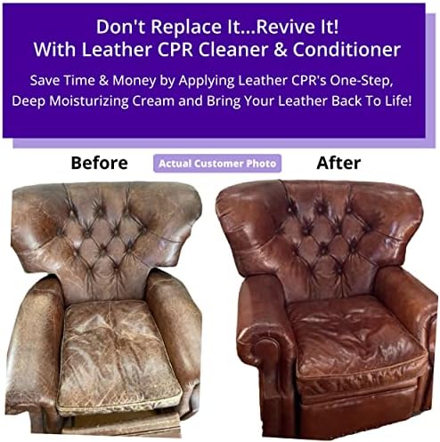 За пречистване и балсам за кожата + Апликатор от микрофибър без кърпичка - Възстановява, защитава и удължава живота на мебели, чанти, автомобилни седалки, сака и седла, овлажняване, за предотвратяване на изсушаване
