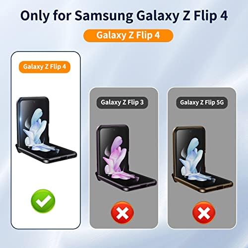 калъф-за подправяне на Galaxy Z Flip 4, Тънък калъф за телефон Flip 4 с Пружинным тръба на шарнирна връзка, Мек калъф за Z Flip 4 с метален бутон за регулиране на силата на звука, за Samsung Flip 4 5G 2022 - Черен