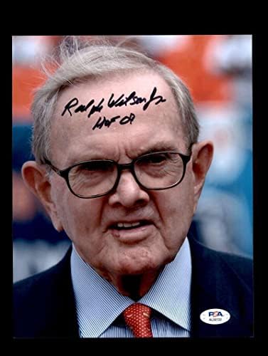 Ралф Уилсън PSA ДНК Подписа 8x10 Банкноти с Автограф - Снимки NFL С автограф