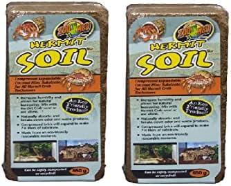 Petshine 2 Опаковки Hermit Soil Тухла от Кокосови влакна, 600 г от Всички Преки Кърпички
