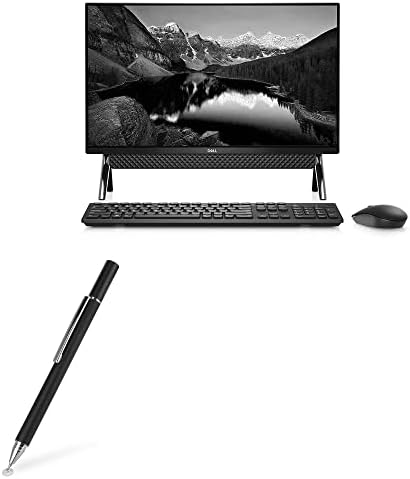 Стилус BoxWave е Съвместима с Dell Inspiron 24 5000 All-in-One (5400) (Стилус от BoxWave) - Капацитивен стилус FineTouch, сверхточный стилус - Черно jet black