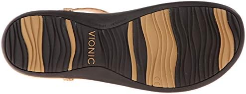 Vionic Women ' s Rest Lizbeth Backstrap Sandal - Дамски сандали-слипоны с опора за гърба, които осигуряват Трехзонный комфорт с ортопедични стелькой, поддръжка на свода на стъпалото, средна и широка засаждане