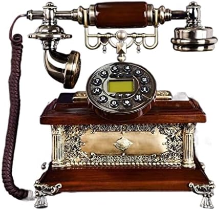 TREXD Антикварен Стационарен Телефон от Висок клас, Луксозни Домашен Ретро Кабелна Стационарен Телефон за Дома на Хотела
