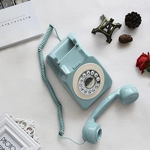 MMLLZEL Ретро Телефон, Кабелна Старинен Ретро телефон Стационарен телефон с най-Добрите Континентални Телефонни подаръци 1960