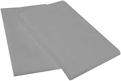 Калъфка за възглавница от много мек трикотаж, Стандартен размер, в тайния джоб, от Мек памук, Опаковка от 2 броя, Сив