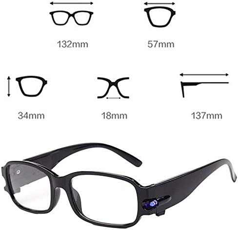LXX Преносими Led Очила за четене, Увеличително Стъкло, за по-възрастните Хора, Подарък с Лупата за Шиене/A / 350 градуса
