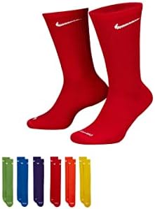 Спортни чорапи Найки 6 Pack Dri-Fit, Абсорбиращи влагата, За отбор, Червени, Жълти, Сини, Зелени, Лилави, Оранжеви, Бели