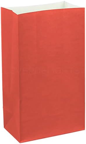 Чанти за осветителни Тела CleverDelights Червени и Зелени Цветове - 10 X - Сватба, Коледа, Празници Luminaria