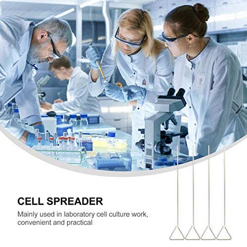 OUL Difusser 4 бр. за Разпръскване на Клетки за Разпръскване на Клетки от Стерилни Мазане Лабораторни Аксесоари От Неръждаема Стомана Широк Метален
