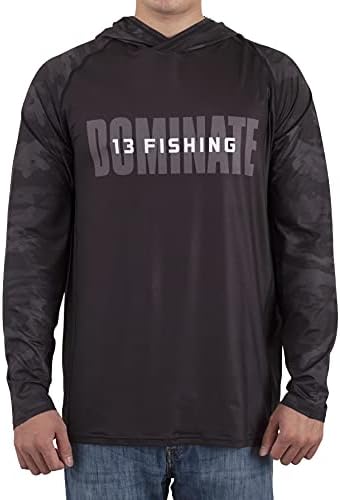 13 Риболов - Риза с качулка с дълъг ръкав Noire Performance